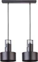 Lampe &agrave; suspendre cool Rif Noir avec &eacute;trier...