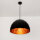 Lampe à suspendre design noir cuivre