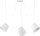 Suspension flexible Jawa 3 longues suspensions blanc