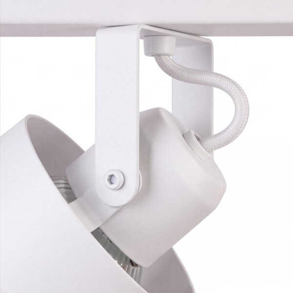Plafonnier Spot Blanc 3 diffuseurs réglables
