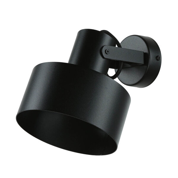 Applique RIF Noir Abat-jour métallique Ø15 cm E27