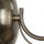 Applique murale 2 flammes style art nouveau laiton