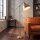 Lampadaire vintage en cuivre antique