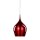 Lampe &agrave; suspendre rouge brillant