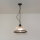 Suspension avec abat-jour en verre antique