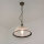Suspension avec abat-jour en verre antique