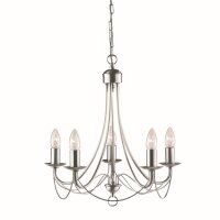Lustre en argent 5-flmg.