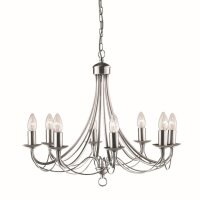 Lustre en argent 8-flmg.