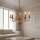Lustre 5-flmg. laiton massif/antique