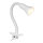 Lampe &agrave; pince intemporelle en blanc
