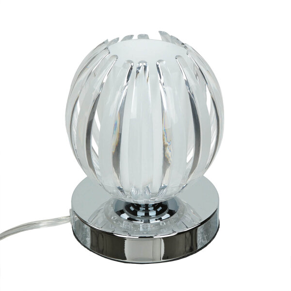Lampe de table à intensité variable Touchdimmer Moderne chrome