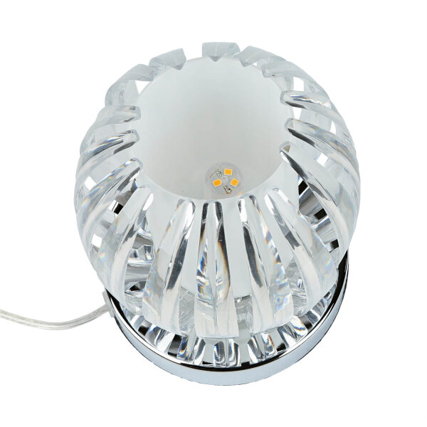 Lampe de table à intensité variable Touchdimmer Moderne chrome