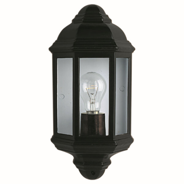 Lampe de bateau Lampe dextérieur Lanterne murale plate noire