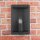 Applique murale extérieure moderne carrée noire