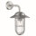 Lampe de jardin ext&eacute;rieure maritime argent satin&eacute;