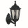 Lampe dext&eacute;rieur rustique Lanterne murale LED E27 noire