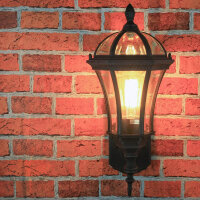 Lampe murale dextérieur classique en marron antique