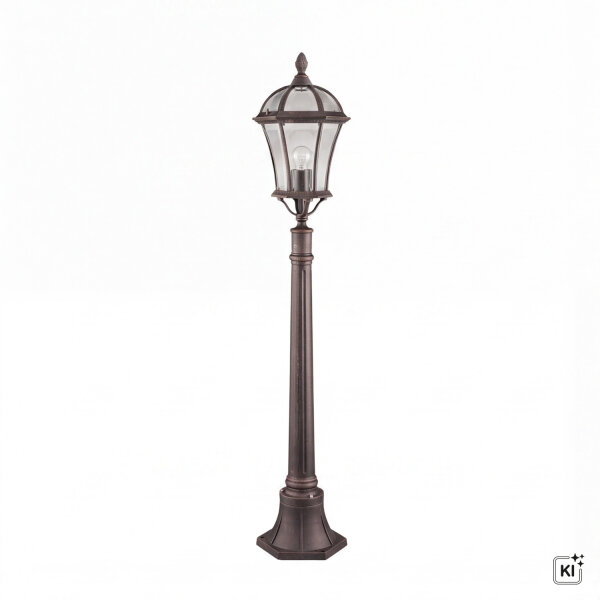 Lampadaire classique en brun antique