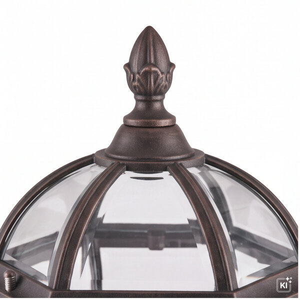 Lampadaire classique en brun antique
