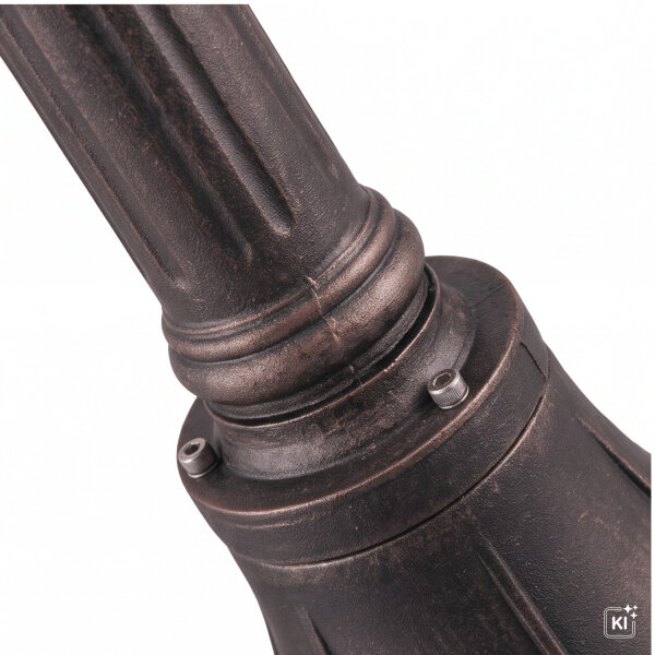 Lampadaire classique en brun antique