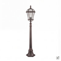 Lampadaire classique en brun antique