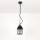 Lampe suspendue classique en argent antique