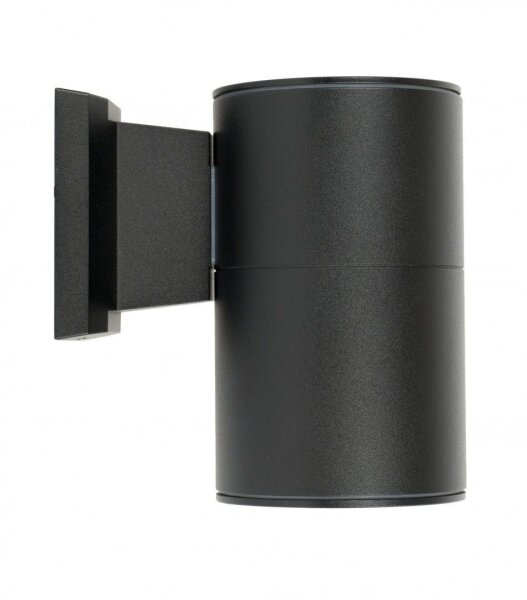 Applique extérieure noire aluminium ronde IP54 ONTARIO