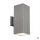 Applique murale en aluminium argenté IP54 Moderne