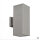 Applique murale en aluminium argenté IP54 Moderne