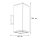 Applique murale en aluminium argenté IP54 Moderne
