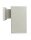 Applique dextérieur en aluminium carrée en argent E27 IP54