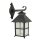 Applique Extérieur Noir Aluminium Verre Rustique