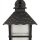 Applique Extérieur Noir Aluminium Verre Rustique