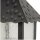 Applique Extérieur Noir Aluminium Verre Rustique
