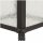 Applique Extérieur Noir Aluminium Verre Rustique