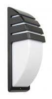 Applique murale noire IP54 H:35 cm faible...