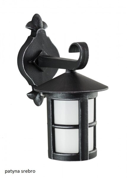 Lampe dextérieur rustique KINGFISHER IP43 noir E27