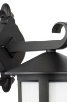 Applique murale noire rustique anti-pluie E27