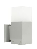 Lampe murale dextérieur argentée IP44...