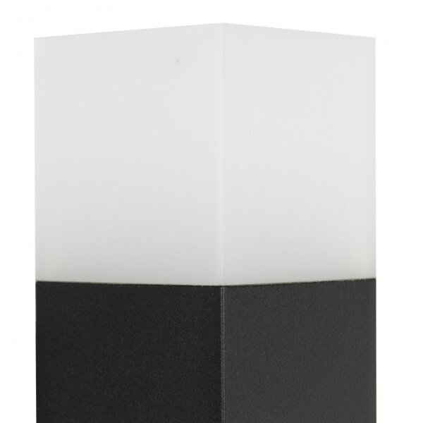 Applique extérieure noire IP44 anti-éblouissement E27 AWERNE