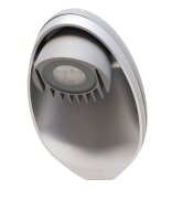 Lampe dextérieur LED IP54 en argent 4100K 345lm WABEK