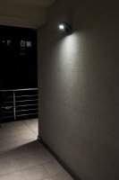 Lampe dextérieur LED IP54 en argent 4100K 345lm WABEK