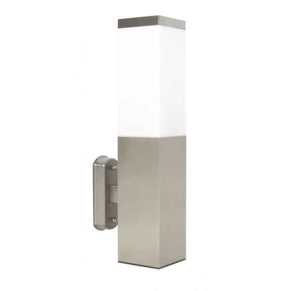 Lampe dextérieur carrée en acier inoxydable IP44 à faible éblouissement E27