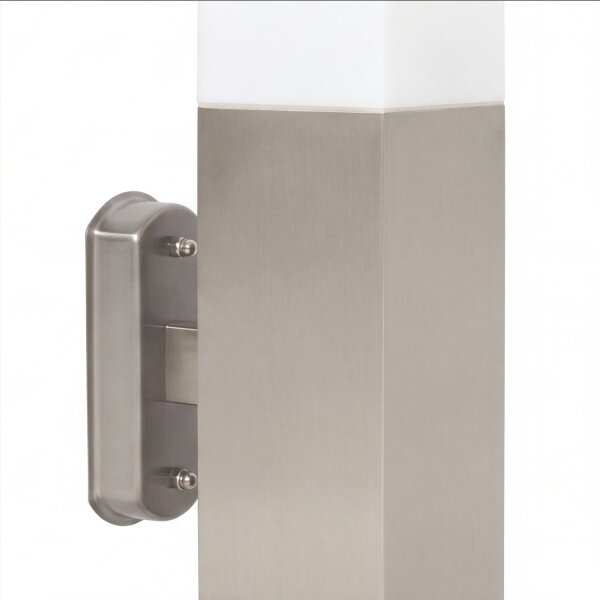 Lampe dextérieur carrée en acier inoxydable IP44 à faible éblouissement E27
