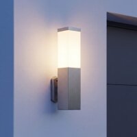 Lampe dext&eacute;rieur carr&eacute;e en acier inoxydable...