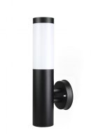 Applique ext&eacute;rieure noir acier inoxydable IP44 E27...
