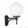 Lampe de cour Noir Blanc Abat-jour sphérique IP43 Vintage