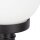 Lampe de cour Noir Blanc Abat-jour sphérique IP43 Vintage