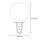Lampe de cour Noir Blanc Abat-jour sphérique IP43 Vintage