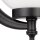 Lampe de cour Noir Blanc IP43 Abat-jour sphérique Vintage